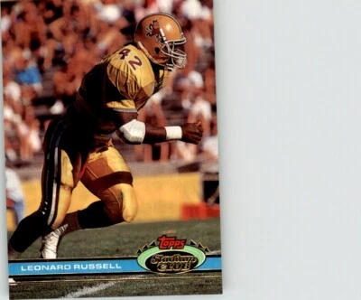 1991 Stadium Club Leonard Russell . New England Patriots #435 - Image 1 of 2