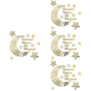 4 Juegos Pegatinas Luna Y Estrellas Espejos Pegatinas Niño Luna Pegatinas Para Juramento - Imagen 1 de 12