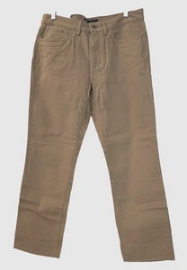 Pantalones WP impermeables clásicos de pierna recta camel para hombre talla 32 X 30 NUEVOS R3-O15 - Imagen 1 de 9