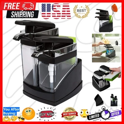 Fregadero Sider Duo con esponja - negro y cromado Foto 1 de 4