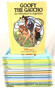 LOT 26 CHILDRENS HC BOOKS - Walt DISNEY'S SMALL WORLD LIBRARY Various Countries - Picture 1 of 10