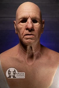 Hyper Realistic Silicone Mask By Metamorphose Masks The Senior BRAND NEW - Picture 1 of 12
