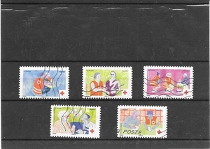 France 2025 La Red Cross Francaise Pack Of 5 Stamps Adhesive Canceled - Picture 1 of 1