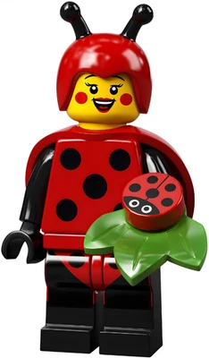LEGO Serie 21 Ladybug Girl Minifigura (71029) Nuevo Retirado Coleccionable CMF Foto 1 de 3