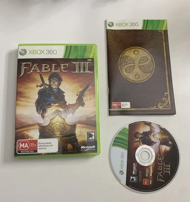 Fable 3 Microsoft XBOX 360 PAL 2010 Game Complete - Image 1 of 4
