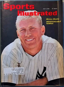 Mickey Mantle Sports Illustrated July 2, 1962 New York Yankees NY MLB - Picture 1 of 1