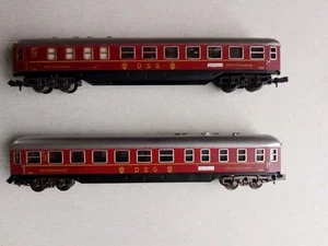 Minitrix N, 51 3012 00 Set 2 Vagónes Pasajeros, Buen Estado, - Imagen 1 de 6