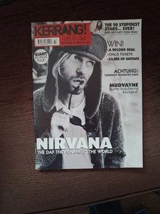 Kerrang Magazine 26 October 2002 . Nirvana. Kurt Cobain cover. - Picture 1 of 1