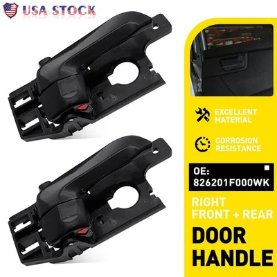 Manija interior de la puerta delantera + trasera del lado del pasajero para Kia Sportage 2005-2010 Foto 1 de 4