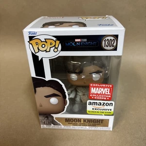 Funko Pop Caballero Luna #1302 GITD Brillo Amazon Marvel Cuerpo de Coleccionistas Exclusivo - Imagen 1 de 6