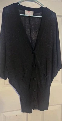 Cárdigan Tejido Metálico Original Yoanna Baraschi Talla Pequeña Cintura Caída Foto 1 de 4