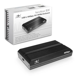 Vantec NexStar SX, USB 4, 40Gbps, M.2 NVMe Enclosure - Picture 1 of 6