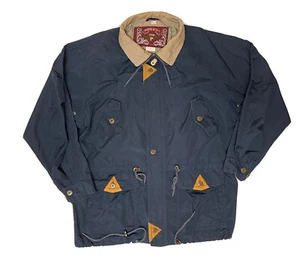 Pagani Munro Outdoor Jacket Trench Coat Blue Windbreaker Multiple Pockets Large - Picture 1 of 11