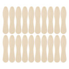 100PCS Ice Cream Dessert Spoons Wood Ice Cream Spoons Wooden Spoons