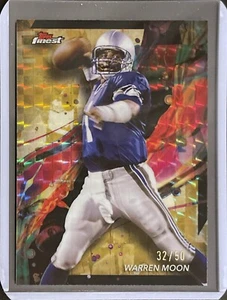 Warren Moon Gold - 2024 Topps Finest Football - Numbered /50 #30 - Bild 1 von 1