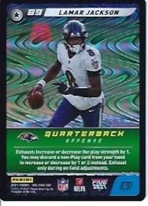 Lamar Jackson 2021 Panini NFL Five Holo Foil Swirl - Picture 1 of 1