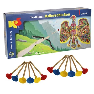 Adlerschießen Klassik Set mit Armbrust inkl. 6 Pfeilen und 12 Pfeilen extra - Bild 1 von 5