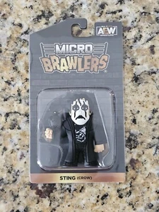 AEW Pro Wrestling Tees Micro Brawlers Limited Edition Sting (Crow) - Picture 1 of 3