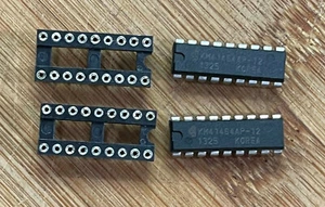 RAM 2x KM41464AP-12 - Amstrad CPC 464 PLUS - GX4000 - 64ko - NEUVES et TESTÉES - Imagen 1 de 3