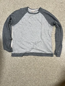 Rag & Bone Standard Issue Two-Tone Gray Long Sleeve Shirt Tee Men's Small Peru - Picture 1 of 8