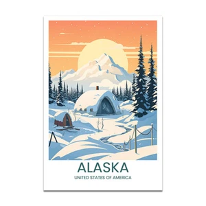 Alaska, USA - Poster da viaggio #4 - Foto 1 di 6