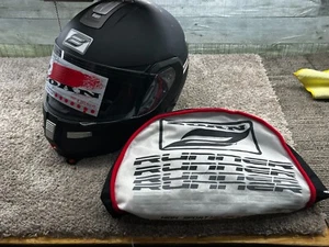ZOAN Marshall Runner Snow Gloss Black Helmet New Condition Size: XXL 179055 - Foto 1 di 17