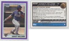2010 Bowman Chrome Prospects Purple Refractor /899 Everett Williams #BCP200