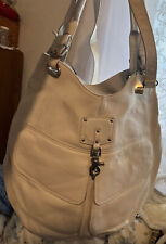 DKNY  DEER SKIN Leather CONVERTIBLE  lg tote handbag  MG hobo  shoulder bag