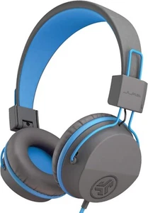 JLab JBuddies Studio On-Ear Niños Auriculares con Cable con Micrófono, Grafito/Azul - Imagen 1 de 6