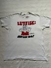 Lutefisk " Just Say No " Vintage T-shirt Single Stitch XL Screen Stars
