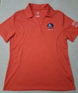 Vintage Pro Football Hall of Fame Employee Shirt Womens L Polo NFL Enshrinement - Picture 1 of 4