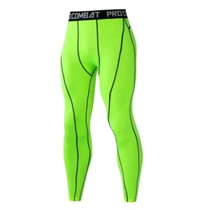 Mens Compression Pants Base Layer Sports Workout Running Tight Gym Leggings - Picture 1 of 8