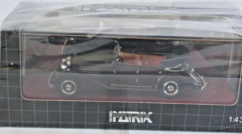 Matrix Maybach Zeppelin DS8 4 door cabriolet Spohn maroon  1934 1:43 Scale - Image 1 of 1