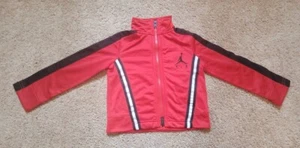 Air Jordan Jacket Kid Size 2T Dual Zip Basketball Warm Up Red - Picture 1 of 7