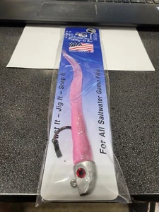 1 NEW Al Gags Whip-It Eel 8" 1.5 Oz. PINK COLOR - Picture 1 of 5