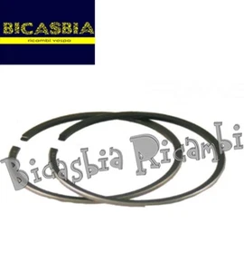13893 - COPPIA FASCE SEGMENTI 38,4 PER PISTONE CILINDRO 50 PIAGGIO SI CIAO BRAVO - Imagen 1 de 1