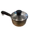 Revere Ware Vintage 1950s Copper 1 Quart Sauce Pan And Lid Double Ring 2363973