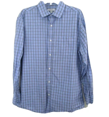 Barakett by Robert Barakett Men's Button Down Shirt Blue 34-35 - Image 1 of 4