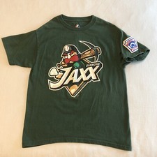Majestic West Tenn Diamond Jaxx MiLB Baseball T-Shirt Youth Size Large Green