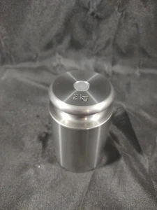Peso de calibración 2000 G 2 kg acero inoxidable estándar pulido envío rápido - Imagen 1 de 4