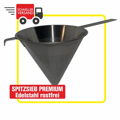 SPITZSIEB Edelstahl rostfrei KÜCHENSIEB SPITZ SIEB SEIHER Abtropfsieb 20cm NEU!! - Bild 1 von 2