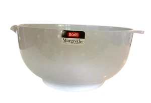 NWT Rosti Margrethe Melamine White XL 5 L. Mixing Bowl Thailand - Picture 1 of 9