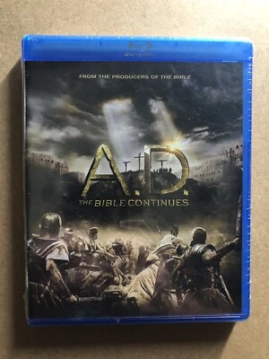 A.D. The Bible Continues (Blu-ray Disc, 2015, 4-Disc Set) - Brand New Sealed - Image 1 of 2