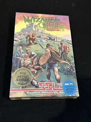 WIZARD'S CROWN, Phantasie & Phantasie III - IBM PC - Vintage SSI New Sealed - Image 1 of 4