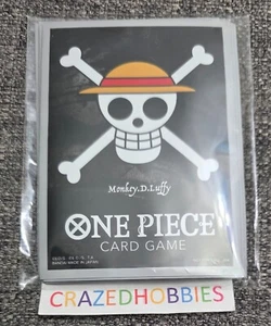 One Piece Card Game Bandai Regional Monkey D Luffy Straw Hat DON Sleeves! NEW! - Picture 1 of 2