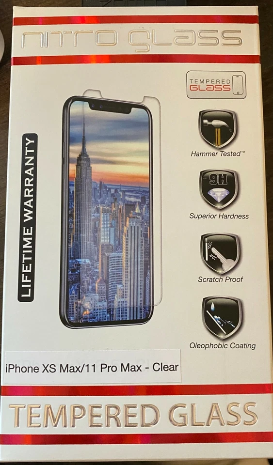 Protector Pantalla CRISTAL TEMPLADO iPhone 11 Pro Max/XS Max Foto 1 de 1