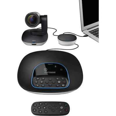Logitech GROUP, Webcam, schwarz - Bild 1 von 4