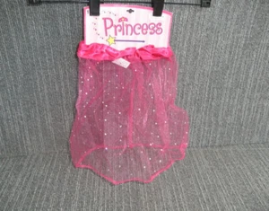 NEW PRINCESS DRESS UP FANTASY PLAY PINK NETTING TUTU SKIRT (ONE SIZE FITS ALL) - Picture 1 of 7