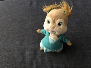 Ty Beanie Baby ELEANOR Chipmunks Chipette Plush Stuffed 2011 6” Green Girl Alvin - Picture 1 of 5