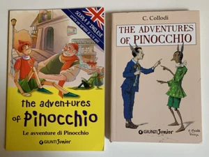 The Adventures of Pinocchio by Carlo Collodi Lot Of 2 Books Childrens Italy - Bild 1 von 9